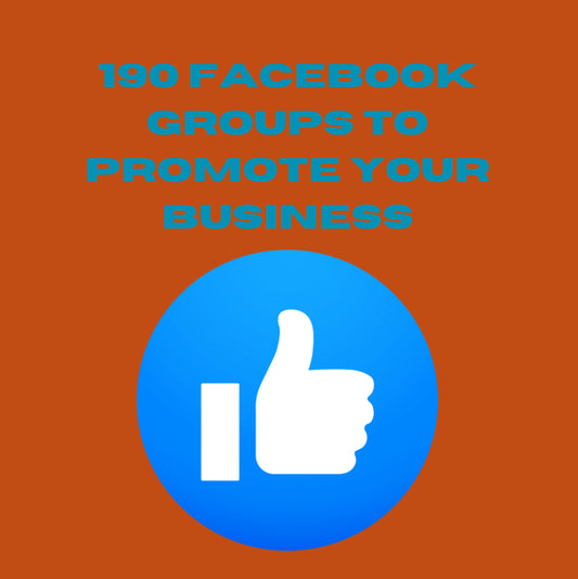 190 Facebook Group to promote your business